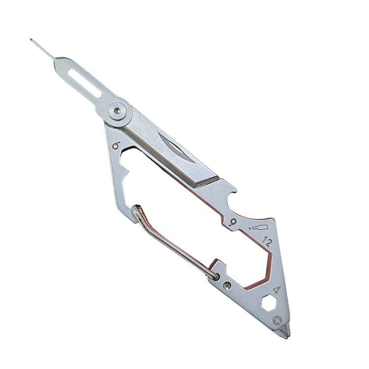 6 In 1 Cell Phone Card Removal Pin Keychain Tool Multi-functional Carrying Portable Wrench