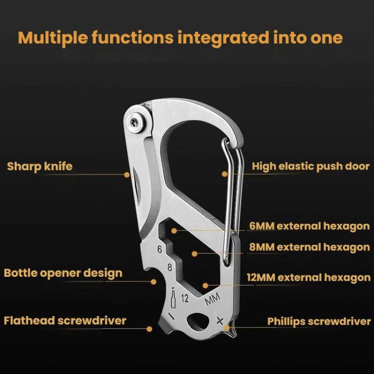 7 In 1 Outdoor Multifunctional Screwdriver Bottle Opener Portable Gadgets
