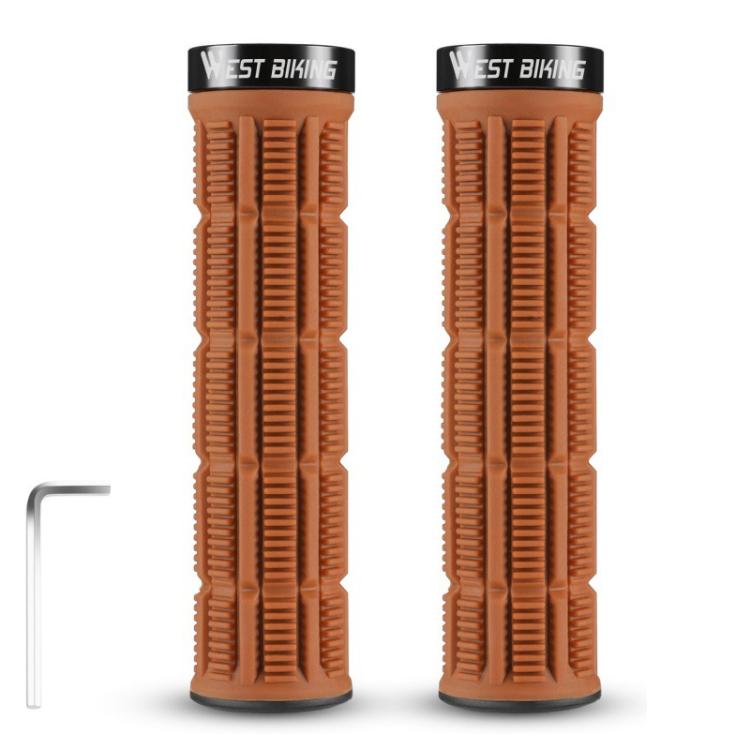 WEST BIKING Anti-Slip and Shock-Absorbing Bicycle Grips