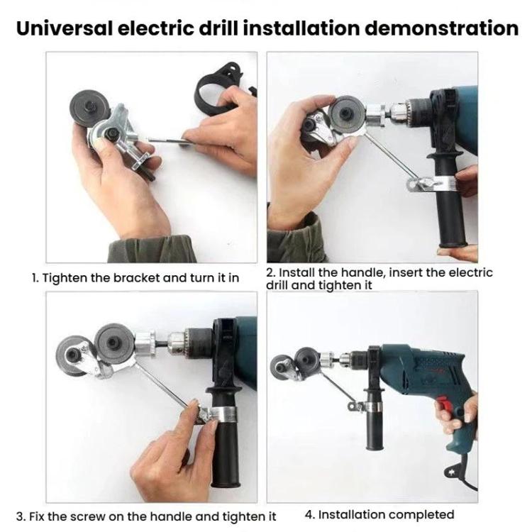 Sheet Metal Cutter Electric Drill Iron Shear Conversion Shears