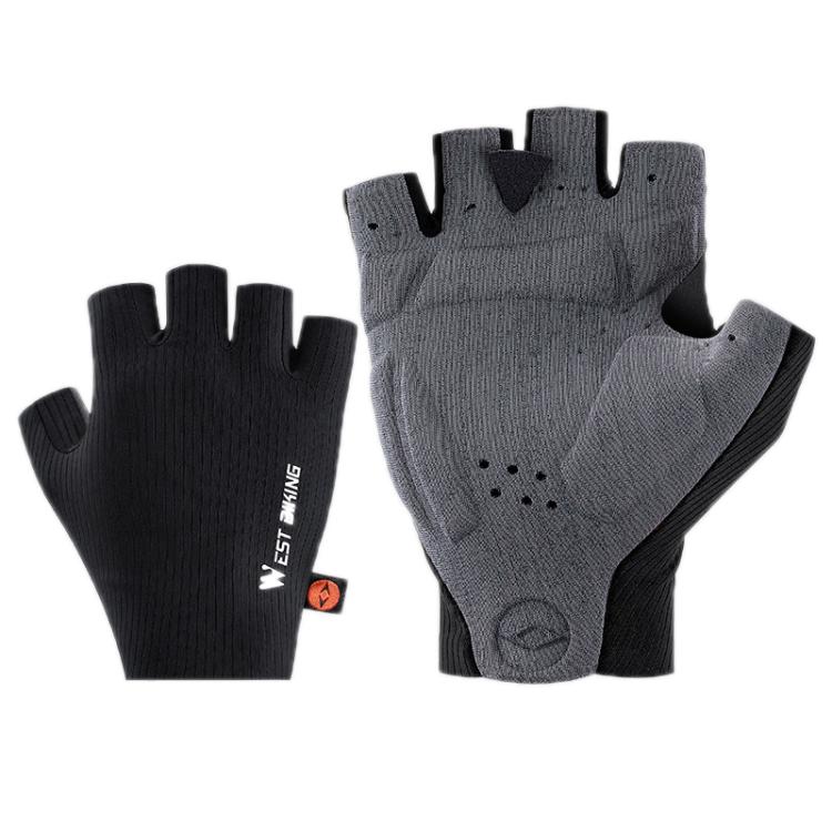 WEST BIKING Cushioned Breathable Non-slip Cycling Training Gloves