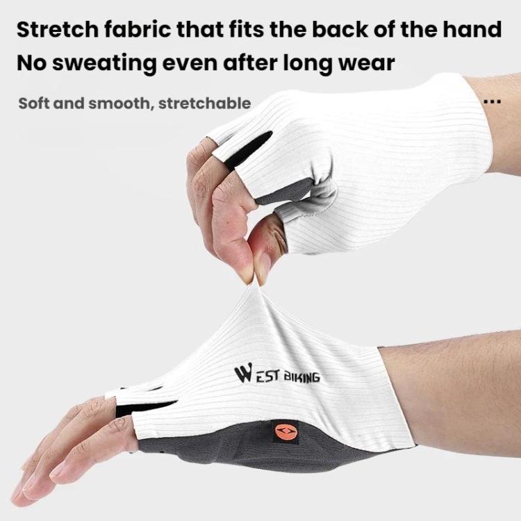 WEST BIKING Cushioned Breathable Non-slip Cycling Training Gloves