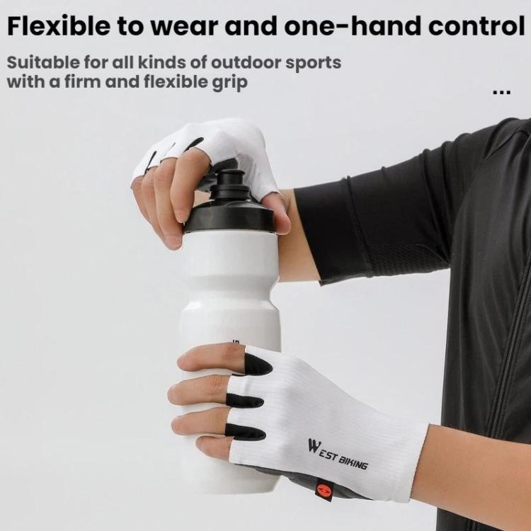 WEST BIKING Cushioned Breathable Non-slip Cycling Training Gloves