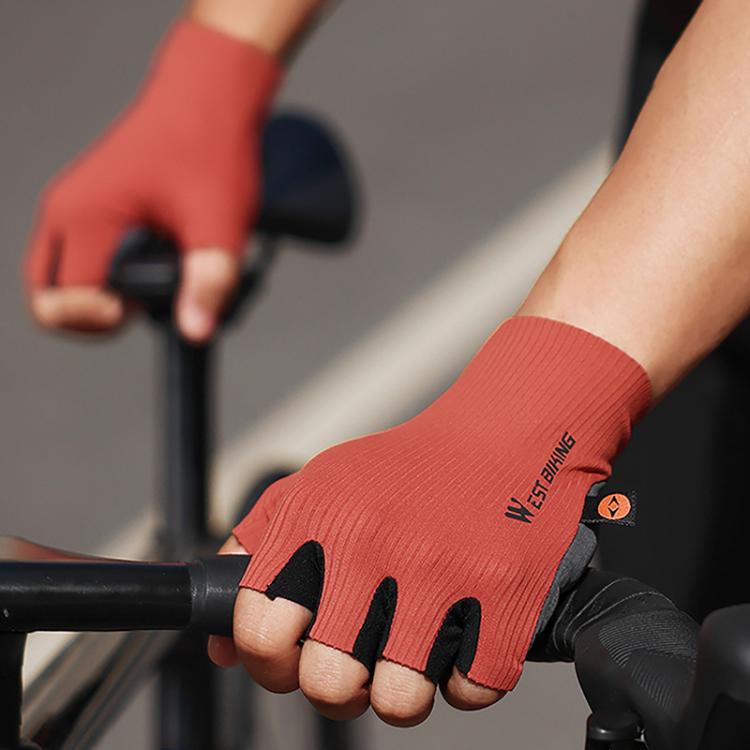 WEST BIKING Cushioned Breathable Non-slip Cycling Training Gloves