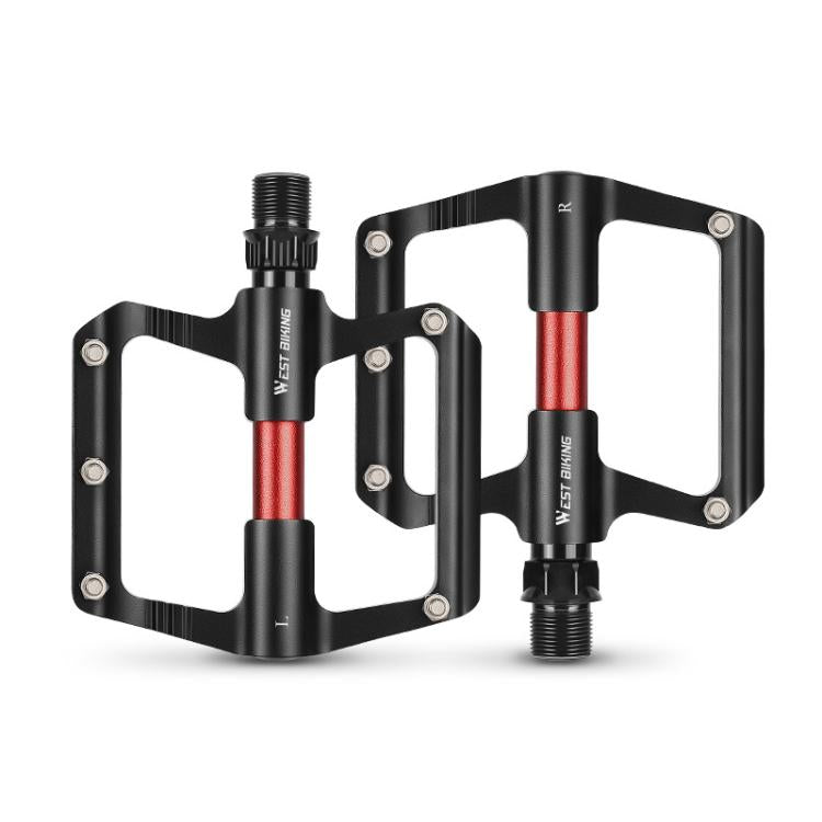 WEST BIKING Road Bike Aluminum Triple-Pierced Pedals