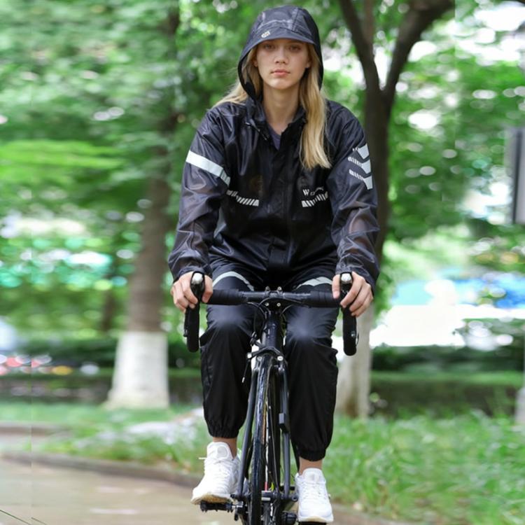 WEST BIKING Reflective Outdoor Waterproof Lightweight Cycling Raincoat