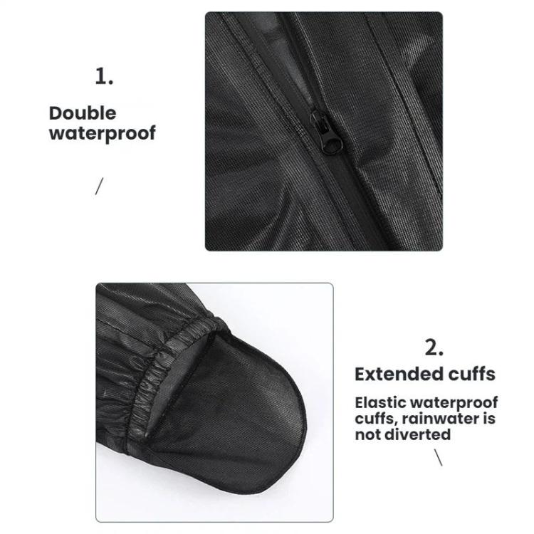 WEST BIKING Reflective Outdoor Waterproof Lightweight Cycling Raincoat