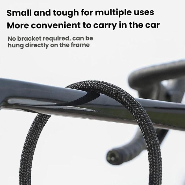 WEST BIKING Extended Portable Bicycle Steel Cable Anti-Theft Combination Lock