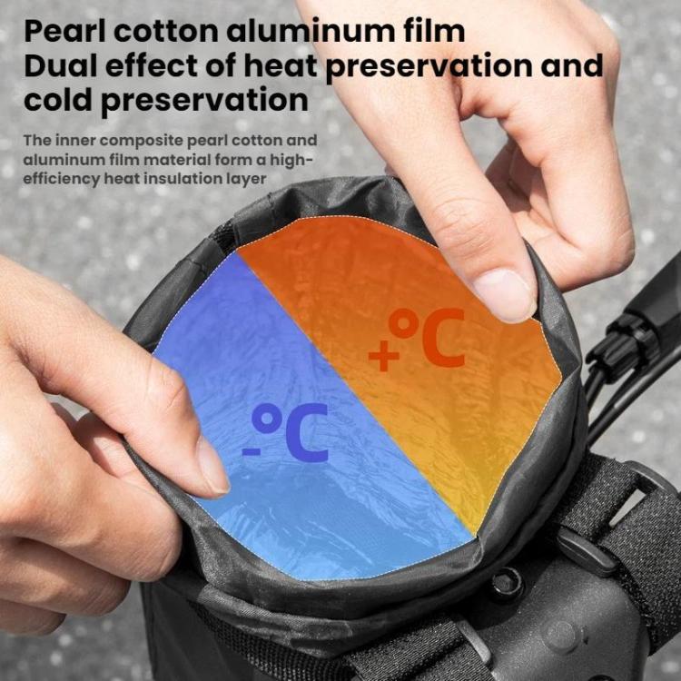 WEST BIKING Handlebar Seatpost Water Bottle Storage Bag For Cycling