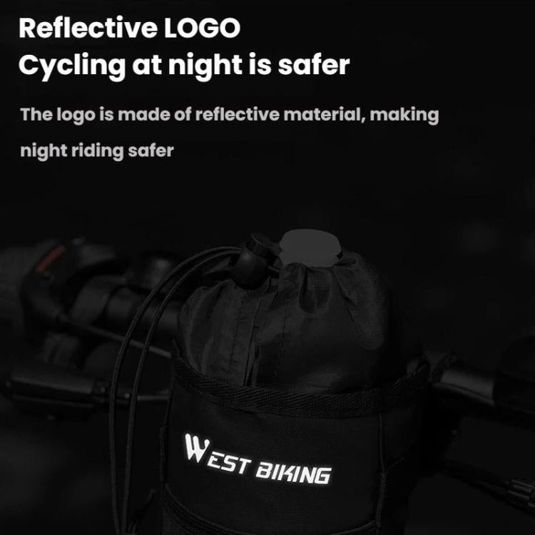 WEST BIKING Handlebar Seatpost Water Bottle Storage Bag For Cycling