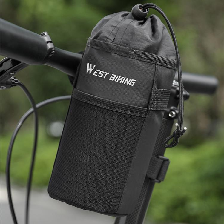 WEST BIKING Handlebar Seatpost Water Bottle Storage Bag For Cycling