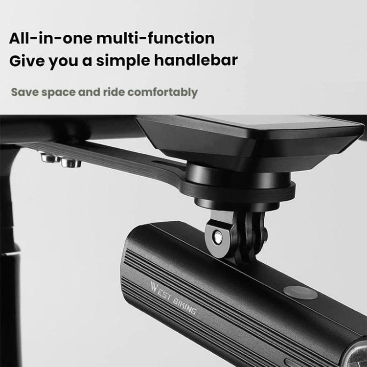 WEST BIKING Carbon Fiber Bicycle Computer Extension Bracket for Sports Cameras