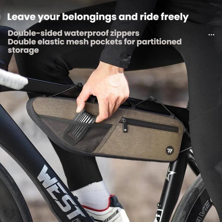 WEST BIKING Bike Crossbar Bag for Gear and Accessories
