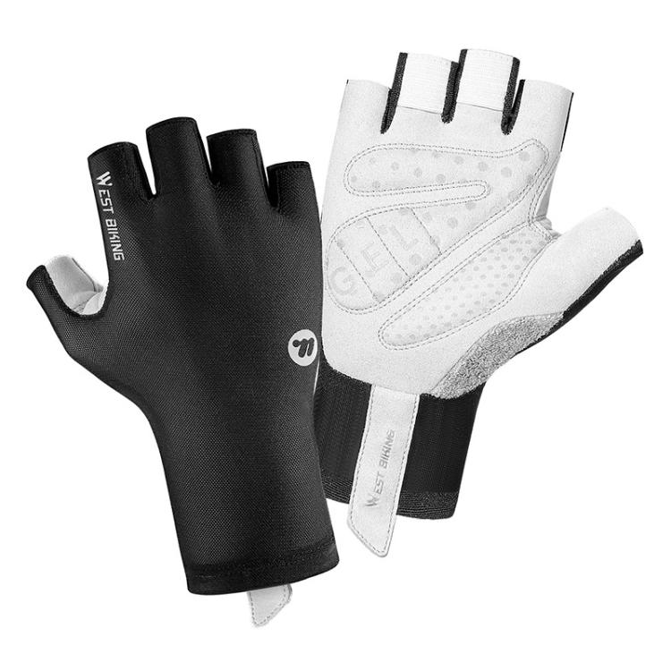 WEST BIKING Breathable Shock-absorbing Non-slip Half-finger Cycling Gloves