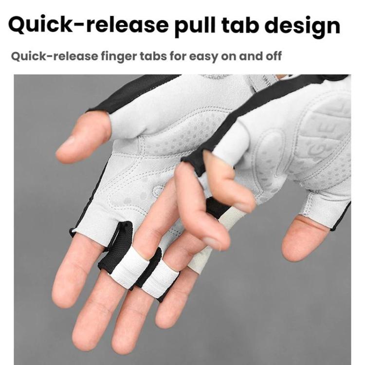 WEST BIKING Breathable Shock-absorbing Non-slip Half-finger Cycling Gloves