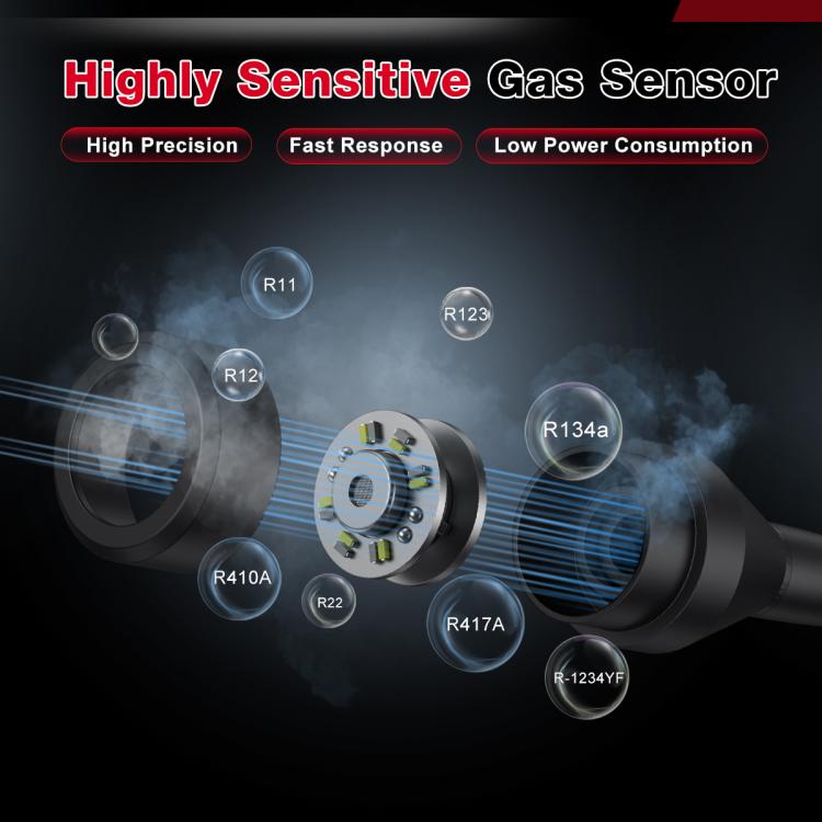 HABOTEST Car Air Conditioning Freon Refrigerant Leak Tester