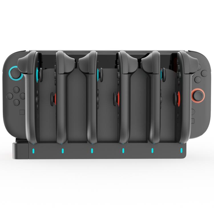 ipega 6 In 1 Charging Station for Nintendo Switch 2 Joy-Con Controllers Charging Dock