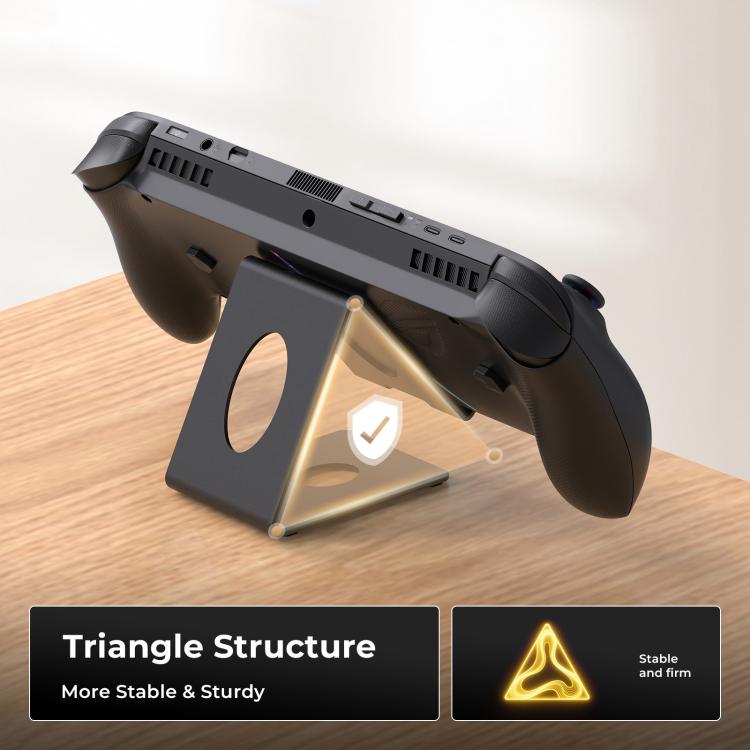 JYS Universal Metal Desktop Stand for Handheld Consoles Compatible with ROG Xbox Ally/X, Switch, Steam Deck & Lenovo Legion Go