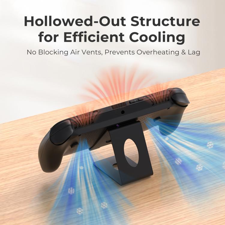 JYS Universal Metal Desktop Stand for Handheld Consoles Compatible with ROG Xbox Ally/X, Switch, Steam Deck & Lenovo Legion Go