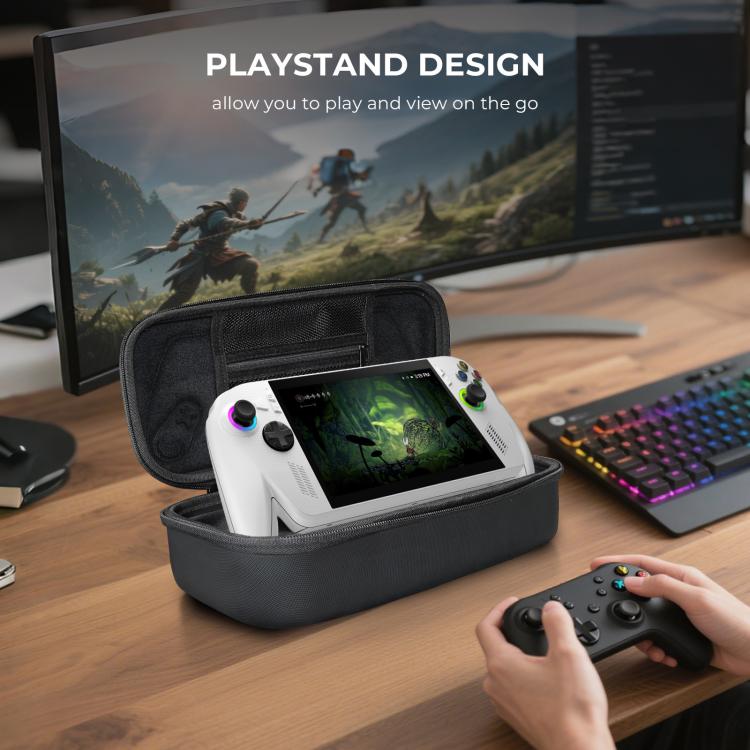 JYS Hard Carrying Case for ROG Xbox Ally/X Handheld Portable Travel Zipper Bag