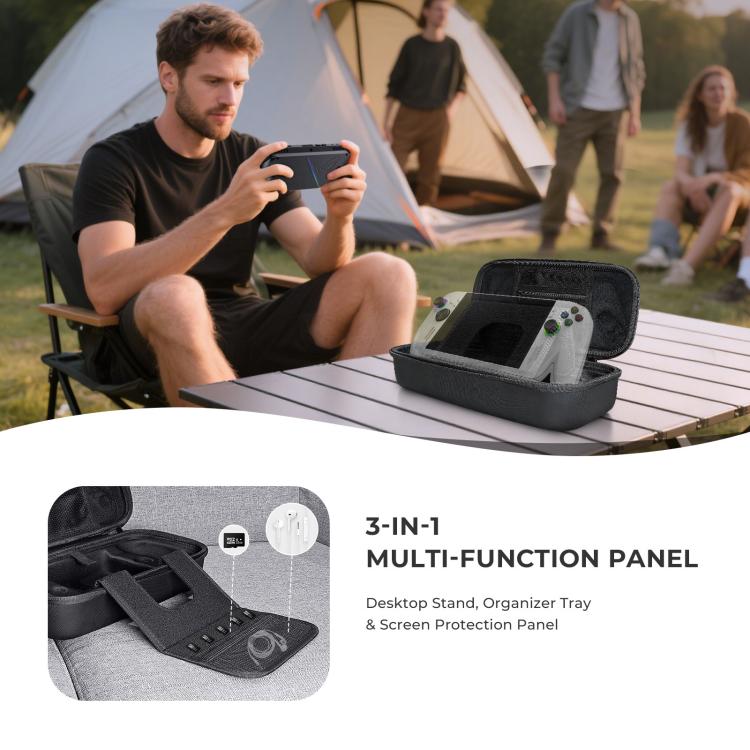 JYS Hard Carrying Case for ROG Xbox Ally/X Handheld Portable Travel Zipper Bag