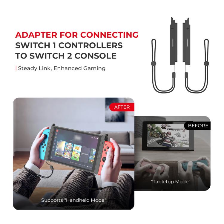 For Nintendo Switch 1 Joy-Con To Switch 2 Console Adapter Plug & Play Converter