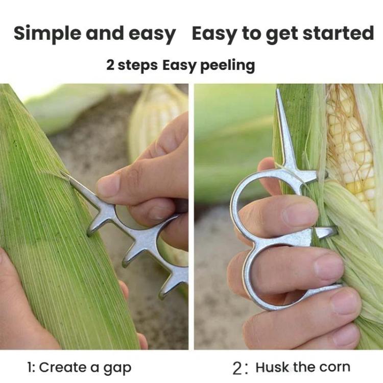 10pcs Aluminum Alloy Manual Corn Peeler