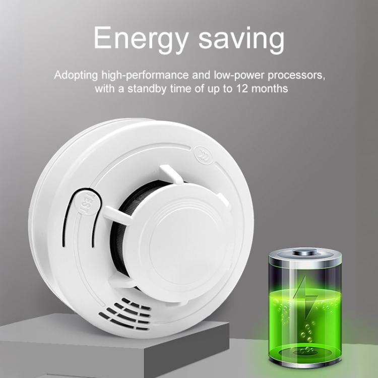 HD-001 Smoke Alarm Home Fire Domestic Fire Detector Fire Sound And Light Alarm