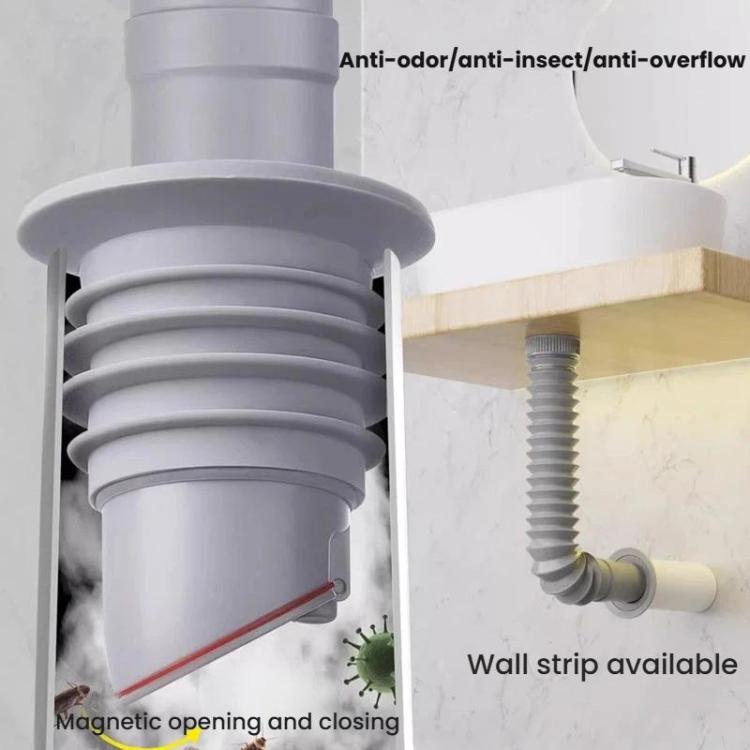 Pipe Universal Silicone Seal Ring Bathroom Kitchen Sewer One Way Check Valve