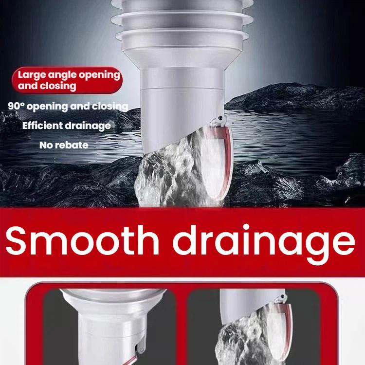 Pipe Universal Silicone Seal Ring Bathroom Kitchen Sewer One Way Check Valve