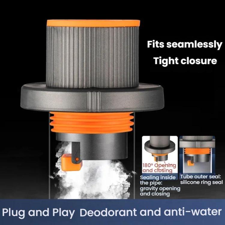 50-75mm Pipe Diameter Universal Sewer Gravity Anti-odor Plug Sewer Pipe Washing Machine Pipe Sealing Plug