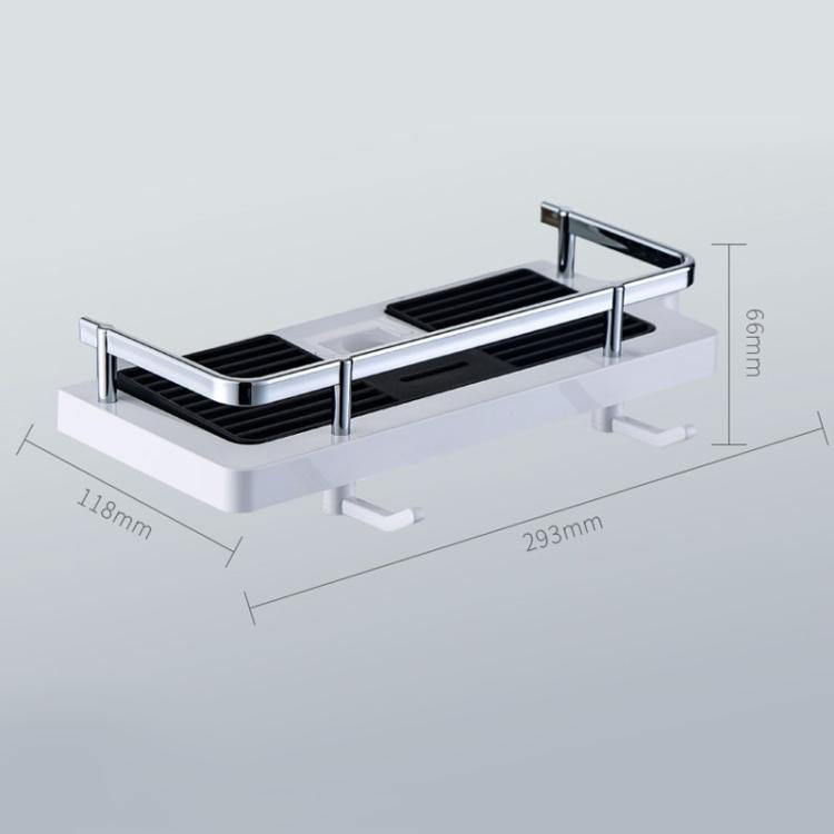 Shower Rod Shelf Elevated Shower Tray Multifunctional Bathroom Storage Rack