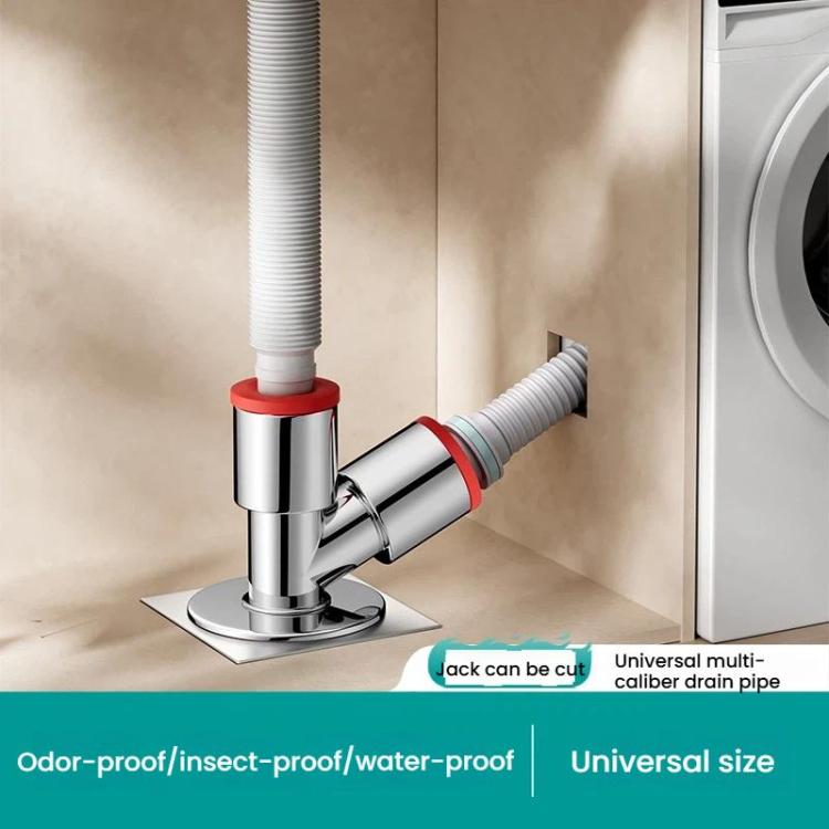 Balcony Downspout Washer Drain Floor Drain Connector Sewer Separator Anti-Odor Floor Drain