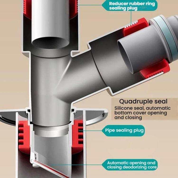 Balcony Downspout Washer Drain Floor Drain Connector Sewer Separator Anti-Odor Floor Drain