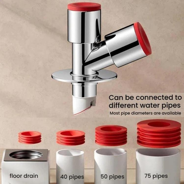 Balcony Downspout Washer Drain Floor Drain Connector Sewer Separator Anti-Odor Floor Drain