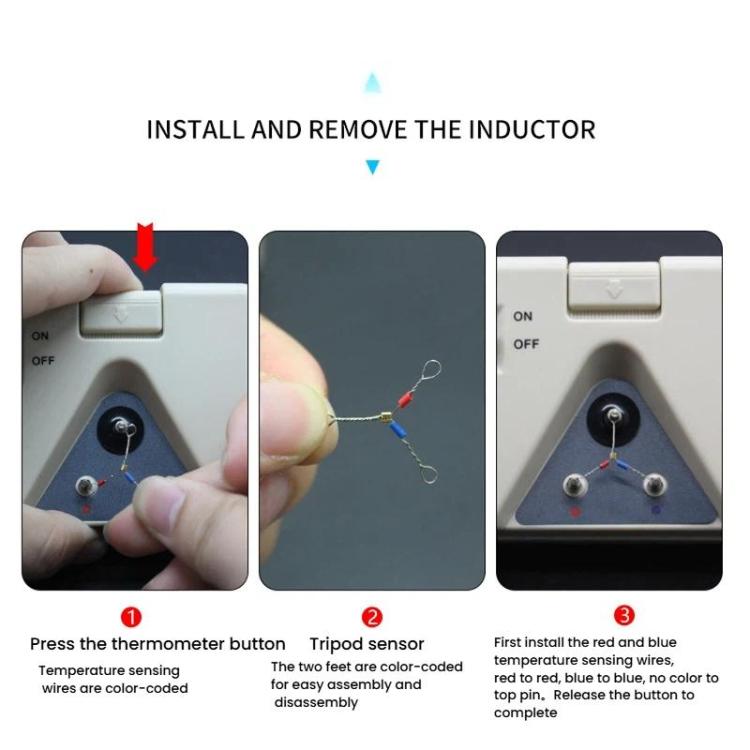 HAKD 191 Soldering Iron Temperature Tester with Digital Display Welding Thermometer for Soldering Stations