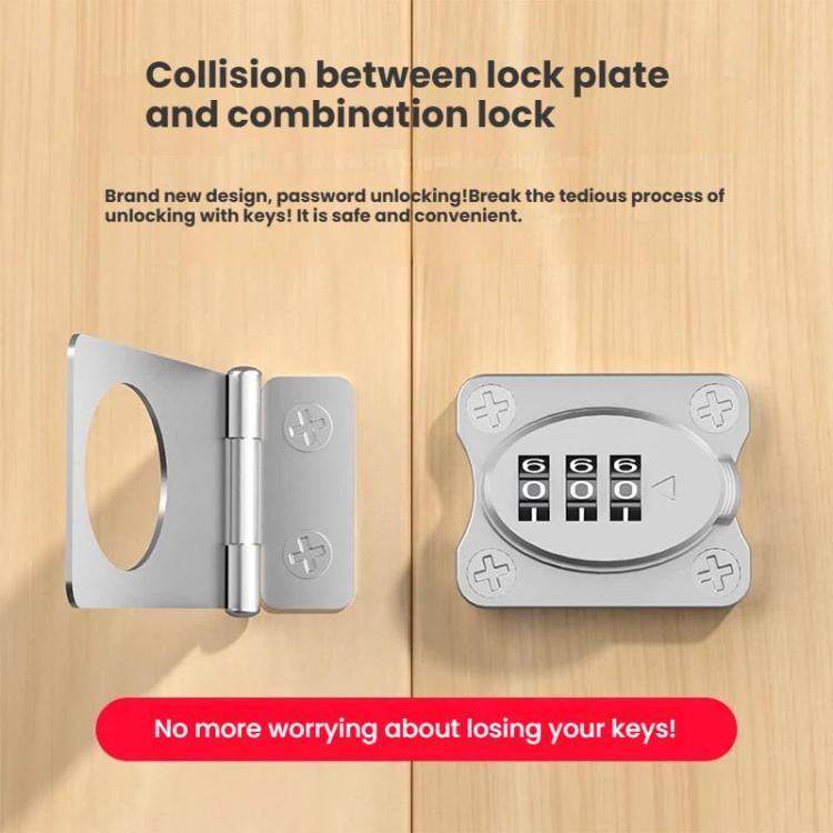 Adhesive Keyless Combination Child Safety Lock For Cabinets, Drawers & Wardrobes