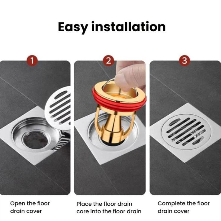 Bathroom Drain Trap Core With Anti-Odor Insect-Proof Sealing Cover Universal Inner Core