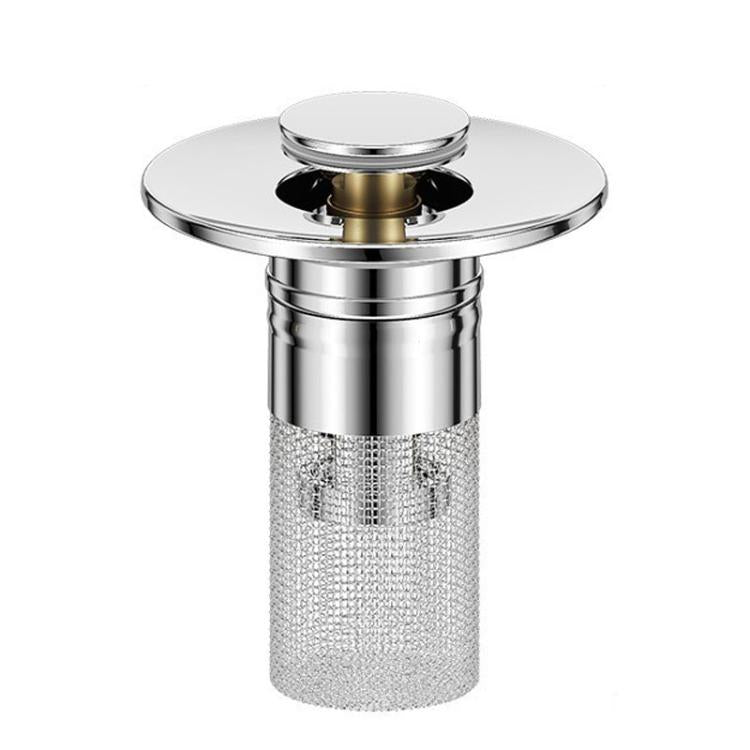 A2 Wire Basket Long Copper Core Basin Drainer Bouncing Core Washbasin Leakage Plug