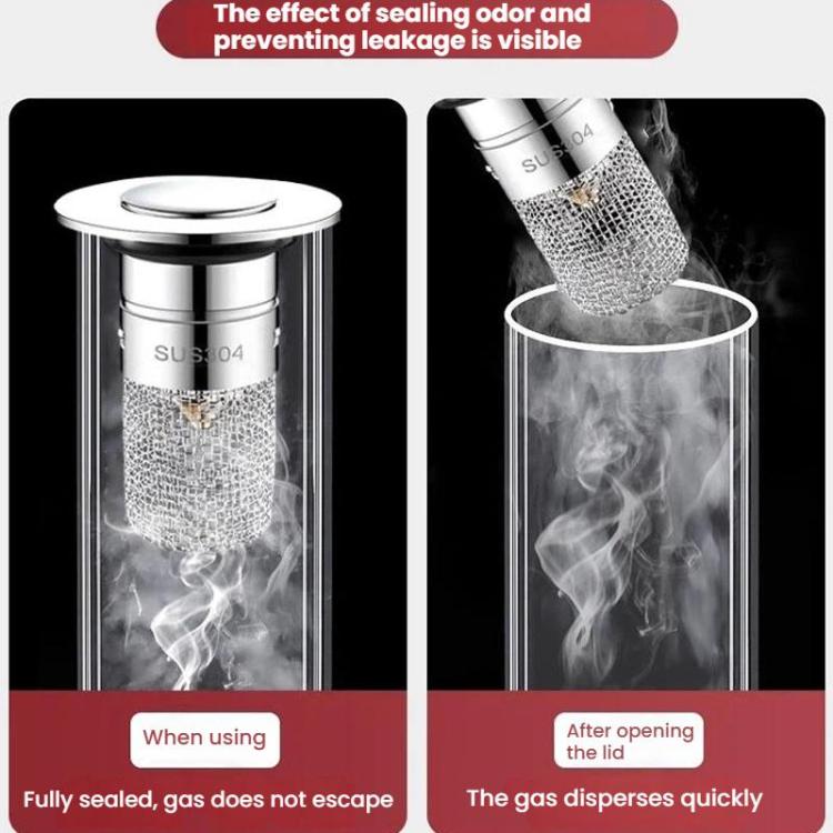 A2 Wire Basket Long Copper Core Basin Drainer Bouncing Core Washbasin Leakage Plug