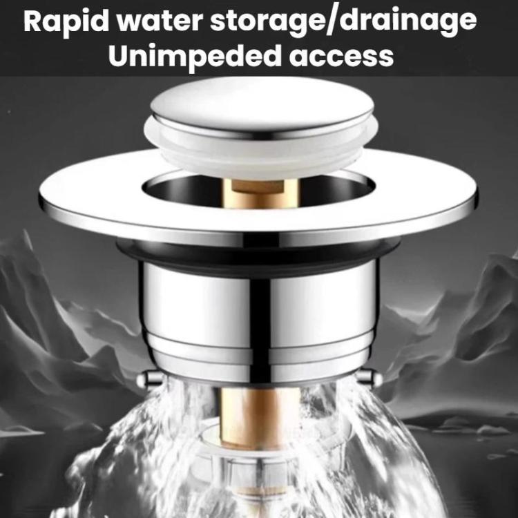 A2 Wire Basket Long Copper Core Basin Drainer Bouncing Core Washbasin Leakage Plug