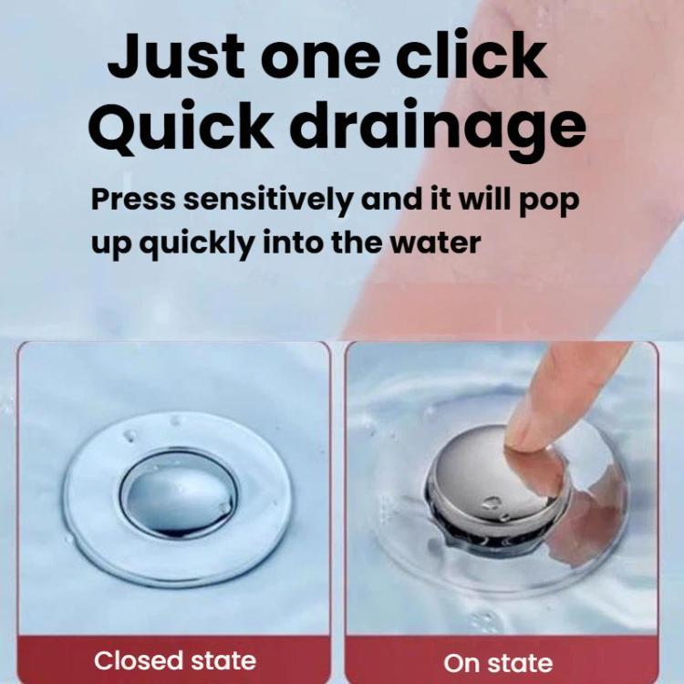 A2 Wire Basket Long Copper Core Basin Drainer Bouncing Core Washbasin Leakage Plug