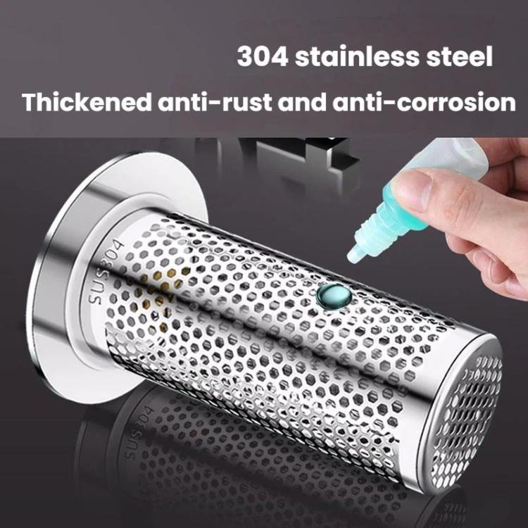 A1 Steel Basket Large Bore Copper Core Drainer Bouncing Core Washbasin 33-55mm Hole Distance Universal Plug Core