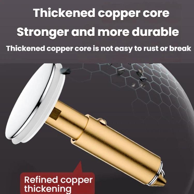 A1 Steel Basket Large Bore Copper Core Drainer Bouncing Core Washbasin 33-55mm Hole Distance Universal Plug Core