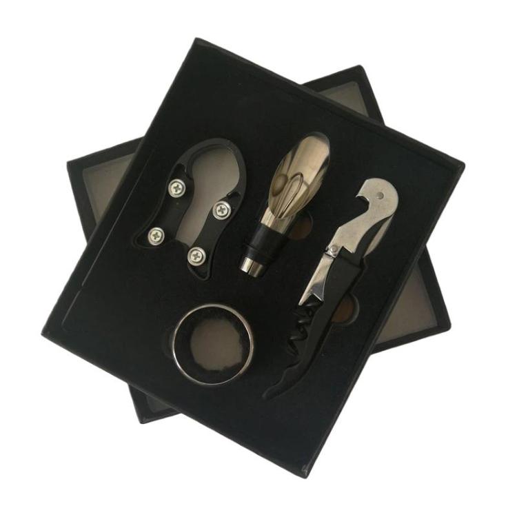 Portable Wine Opener Set Beer Stainless Steel Wine Pourer