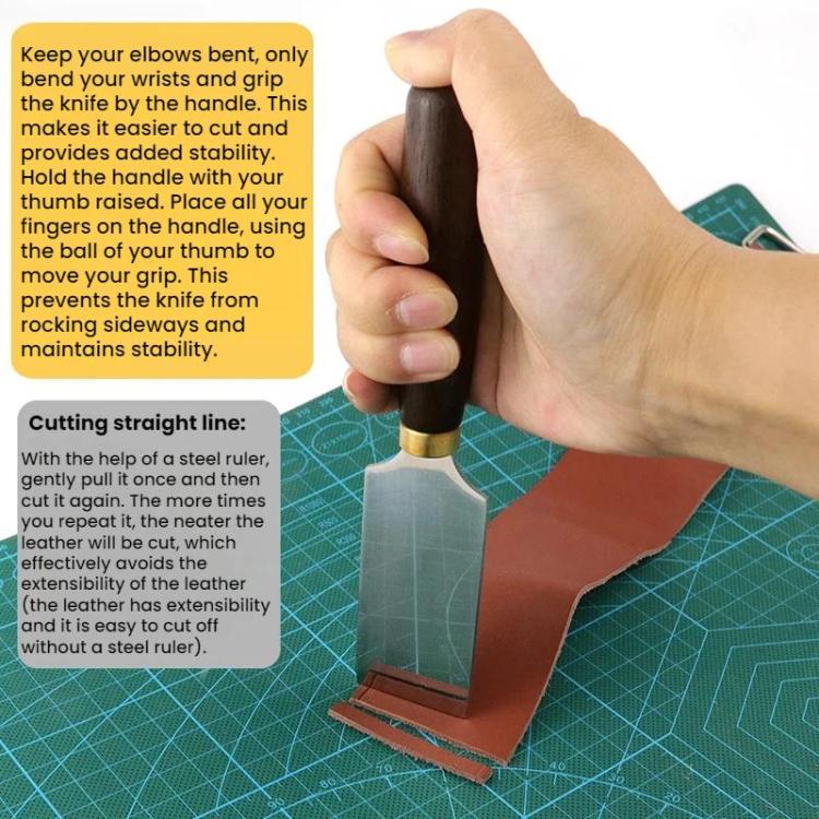 DIY Leather Thinning and Cutting Utility Knife