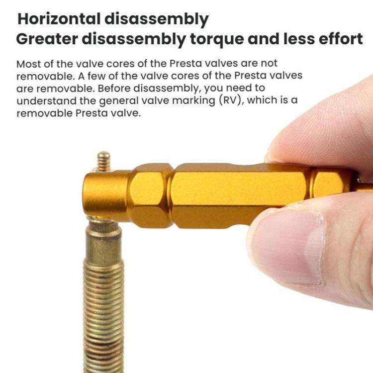 5pcs Multi-purpose Bicycle Valve Core Removal Wrench