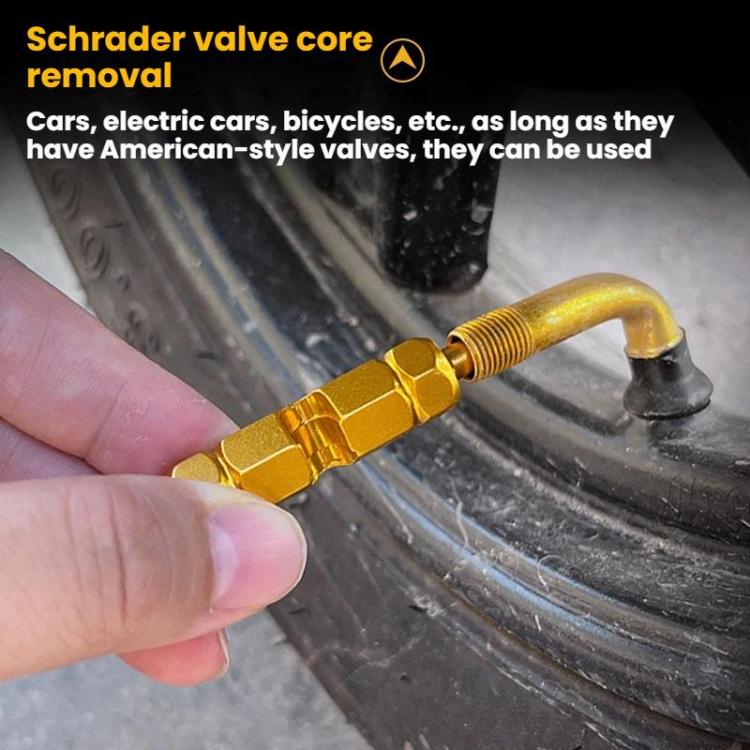 5pcs Multi-purpose Bicycle Valve Core Removal Wrench