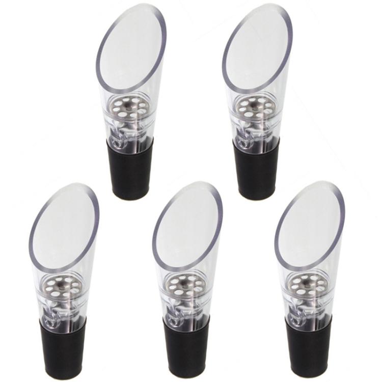 5pcs Rapid Wine Aerator Home Use Red Wine Decanter