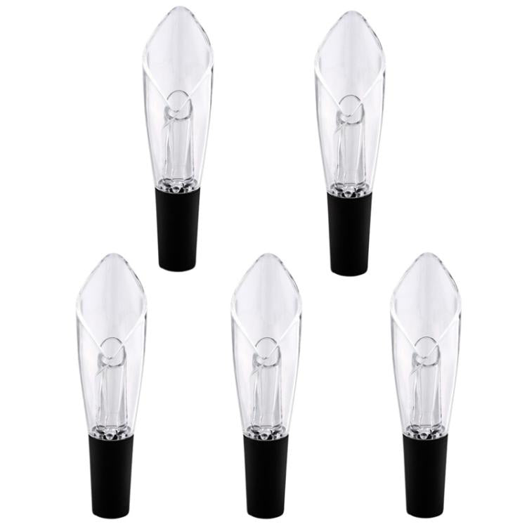 5pcs Rapid Wine Aerator Home Use Red Wine Decanter